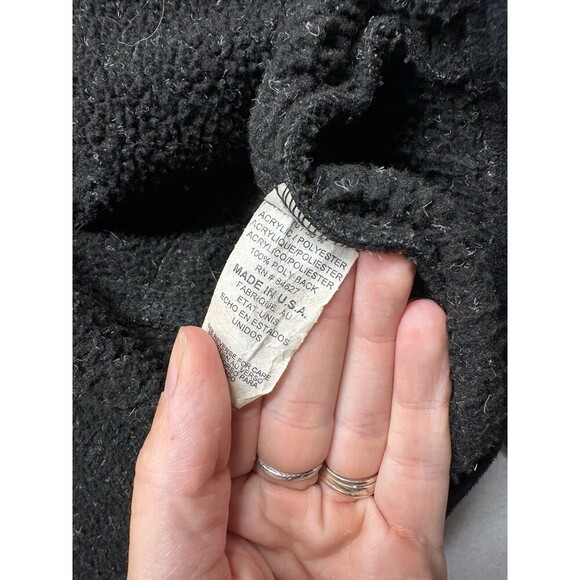 Vintage Bear Ridge Fleece Jacket Deer Outdoors Nature Size XL Made in USA 90s - Picture 4 of 6